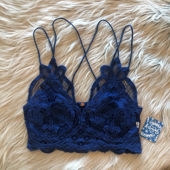 Free People Other - Free People Blue Bralette Size XS